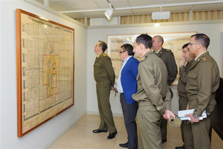 Visita del JEME al Centro Geográfico del Ejército.