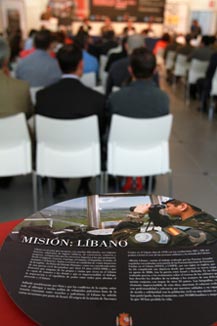 Exposición fotográfica sobre la misión en el Líbano y presentación del libro
