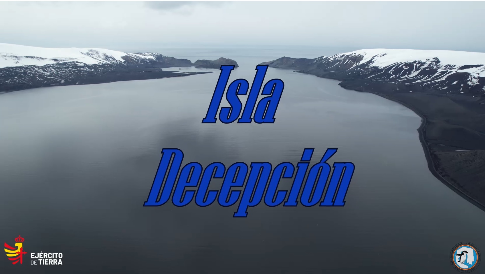 Vista aérea de la Isla Decepción