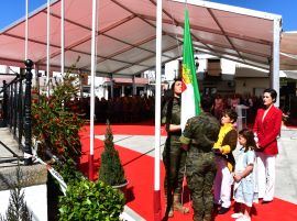 Izado de la bandera de Extremadura