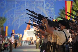 Salva del piquete de honores