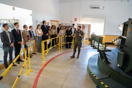 Visitando el simulador de torre de carro Leopardo
