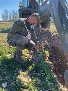 Control de humedad del terreno