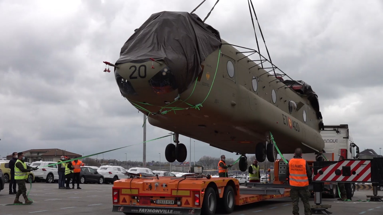 Primer HT-17 «Foxtrot» llegada a Santander