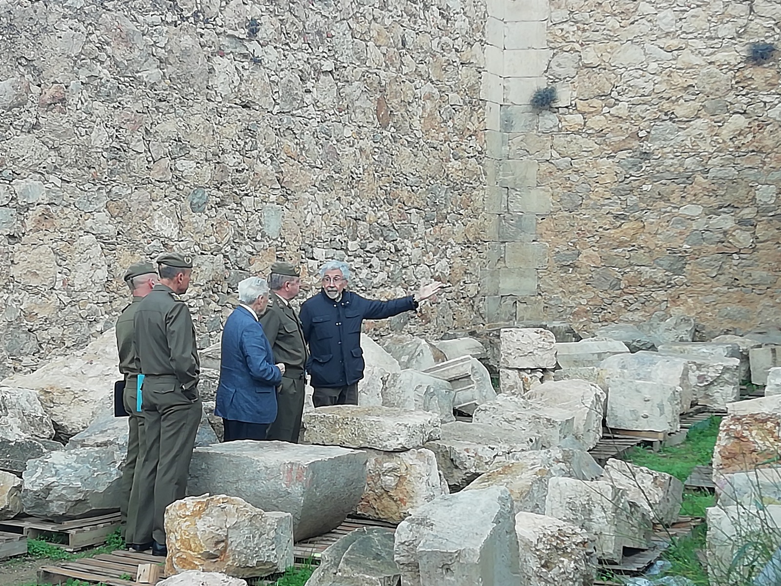 Visita de inspección del General Director del IHCM al Consorcio Castillo de San Fernando de Figueres