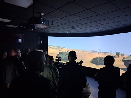 Visita al Centro Artillero de Simulación