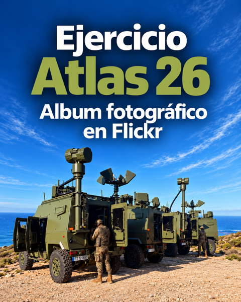 Cartel e imágenes del Ejercicio ATLAS-26