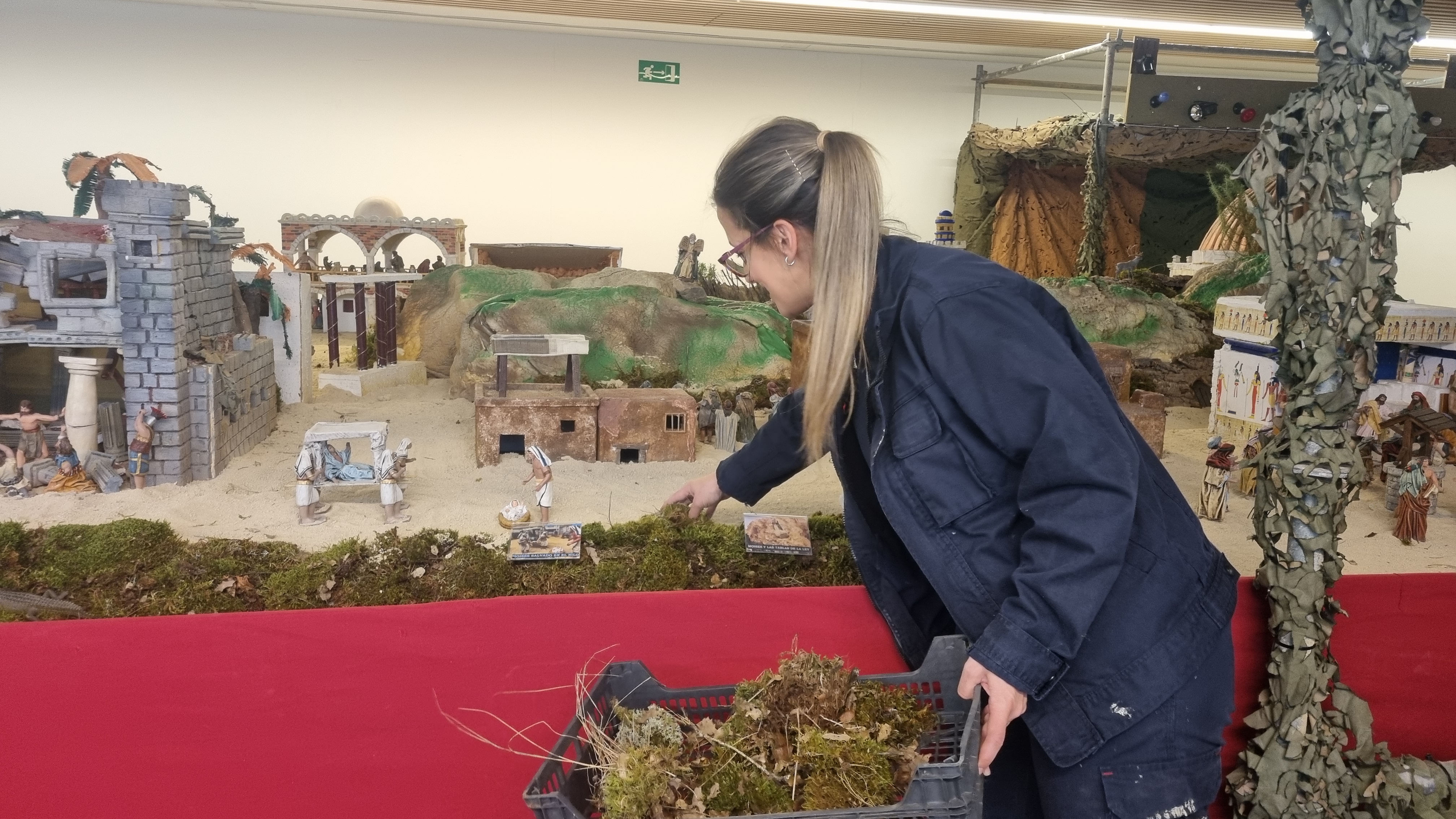 Montaje del belen 2025