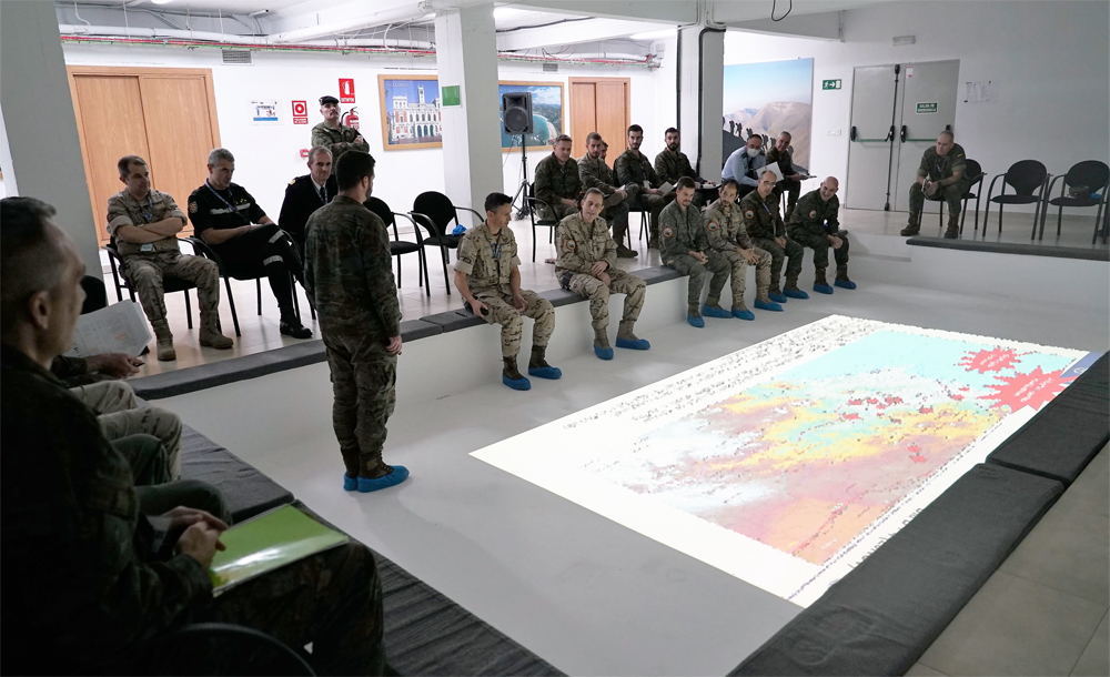 Ejercicio 'JFX-22' del Mando de Operaciones en el Cuartel General de la División 'San Marcial'