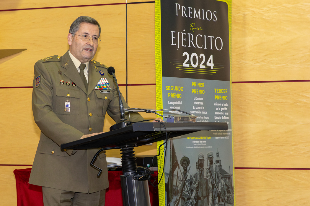 El JEME preside la entrega de los Premios &ldquo;Revista Ejército&rdquo; 2024 