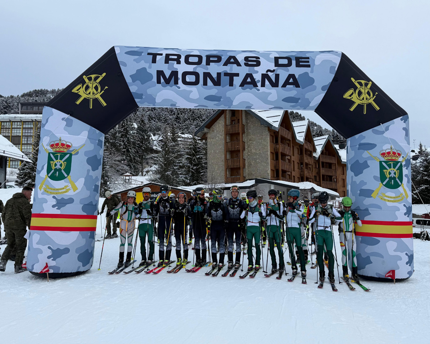 Jaca y Candanchú acogen el Campeonato Nacional Militar de Esquí