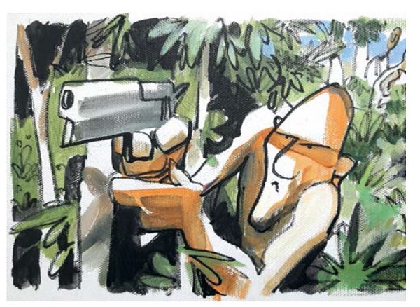 Un arma corta facilitó la evacuación