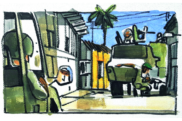 Vuela una granada en Bangui