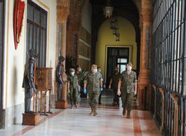 El Jefe de Estado Mayor del Ejército de Tierra asiste a una reunión sobre la Brigada Experimental 2035 (BRIEX 2035)