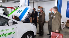 El JEME visita el  CNH2-Centro Nacional de Hidrógeno