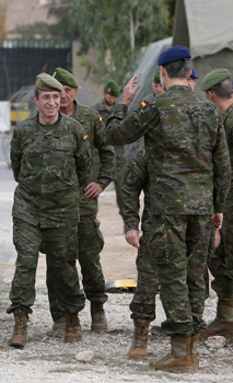 El JEME junto a Su Majestad El Rey Felipe VI, en la operación “Lucentum”