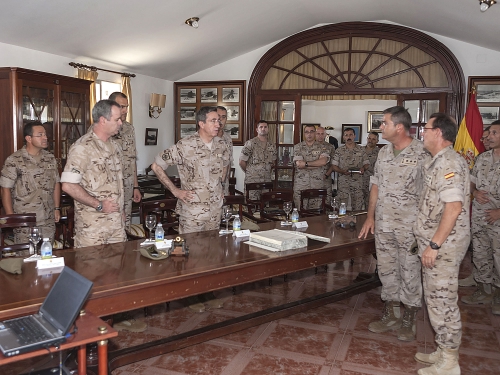 Visita al Acuartelamiento de Camposoto en Cádiz. Julio 2014