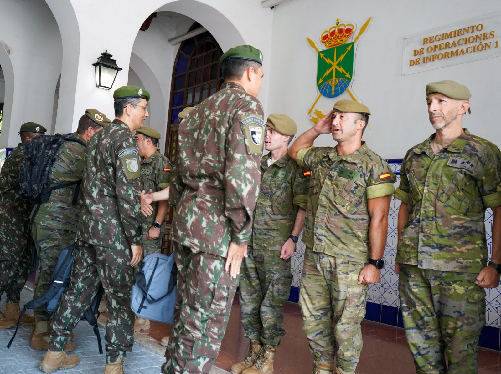 Una delegación del Centro de Comunicación Social del Estado Maior do Exército Brasileño ha realizado una visita oficial a España