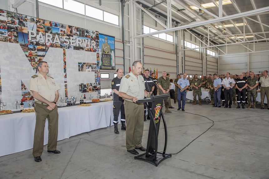 Palabras del suboficial mayor