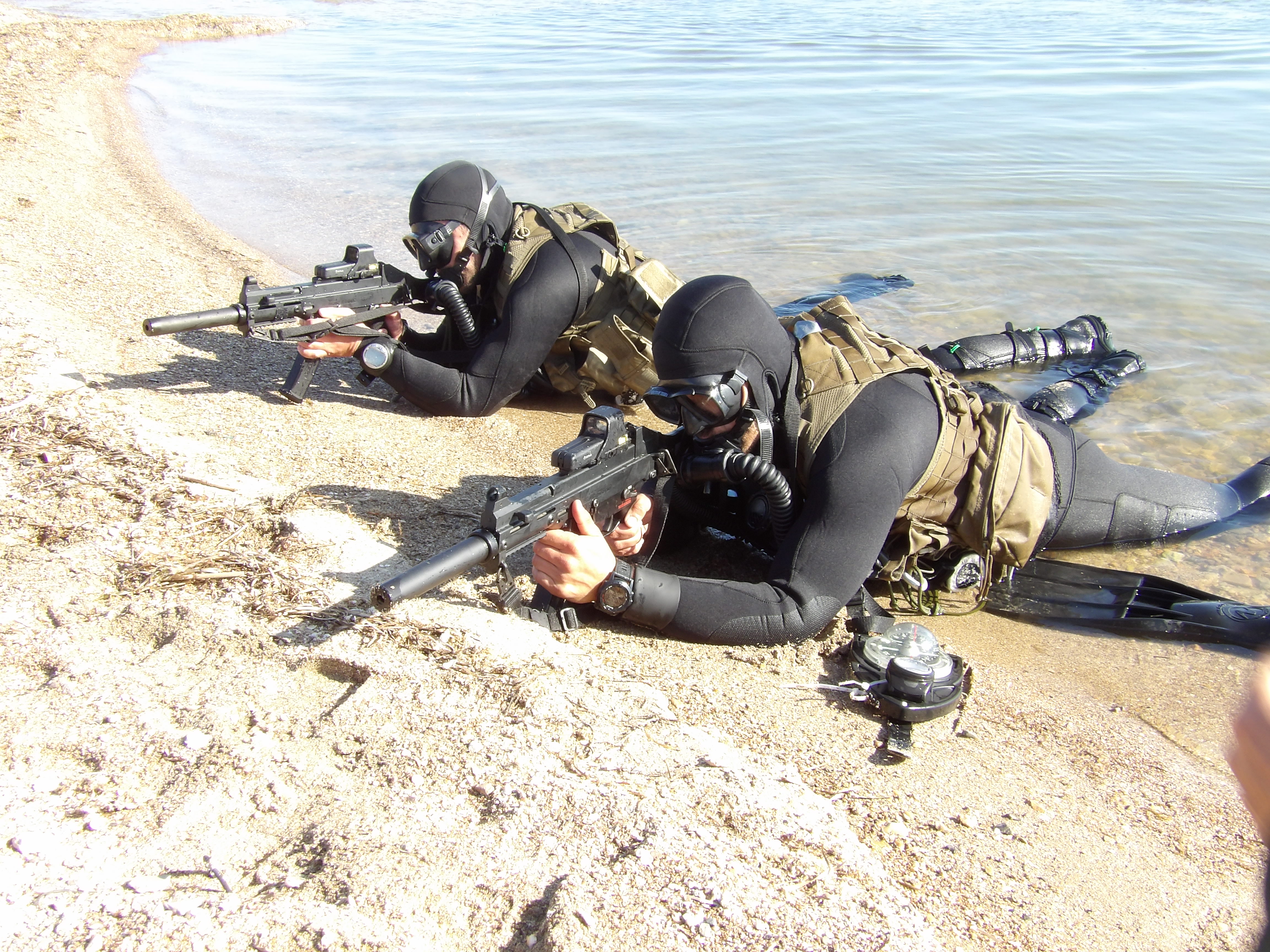 Combate en medio acuático