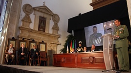 El 26 de abril la Diputación de Málaga entregó la Medalla de Oro de la provincia de Málaga al Tercio ‘Alejandro Farnesio’ 4º de La Legión. El acto se celebró en la localidad de Antequera.