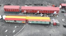 Tejado del módulo de vida.