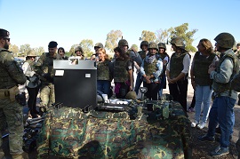 Exposición de material por parte del BZ XI.