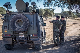 GEDIV se interesó por el vehículo Lince LMV.