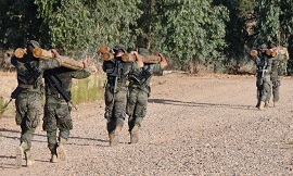 Trabajo en equipo de una de las patrullas.