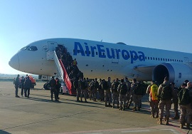 El contingente vuela desde Badajoz dirección Bamako.