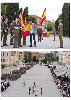 Jurando de menor edad y vista general del acto