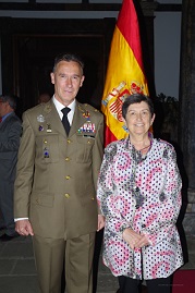 el TG Aznar con la Delegada del Gobierno en Calaluña, Teresa Cunillera
