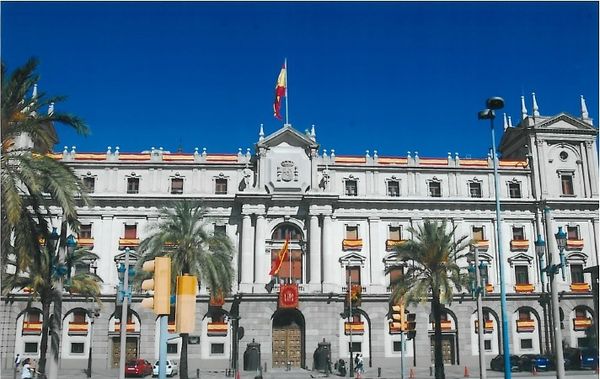 Fotografía de la nueva Iglesia de La Merced realizada a mediados del Siglo XIX