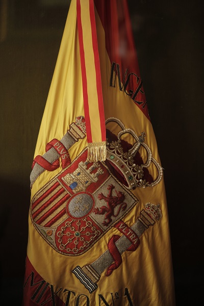 Bandera del antiguo Regimiento Mixto de Ingenieros nº 1