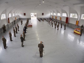 Vista general del Acto Militar.