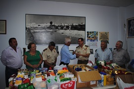 Acto de entrega de alimentos 