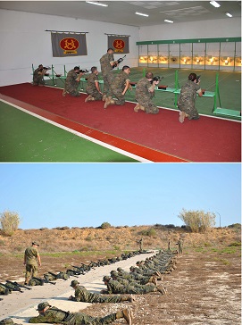 Tiro en galeriíay en el campo 