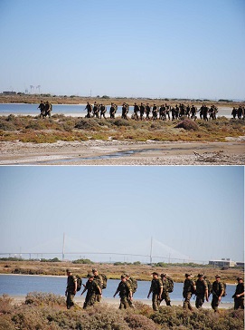 Marcha por el parque de la Bahia
