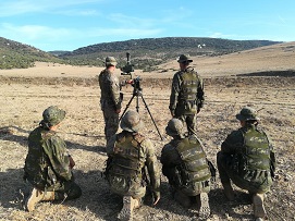 Adiestramiento con el cañon DYNAMIT NOBEL