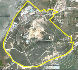 mapa aéreo de San Fernando