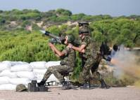 Escuelas Prácticas del GAAAL-VI en el Médano del Loro (Huelva)