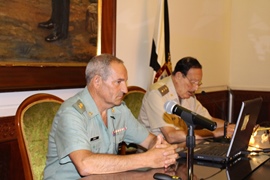 Ponente al inicio de la Conferencia.