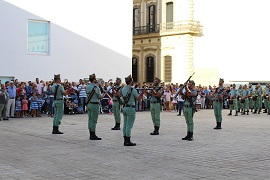 Exhibición de escuadra de gastadores. 