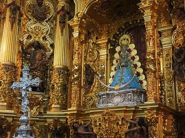 Imagen de la Virgen del Rocío.
