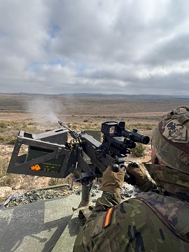 Ejercicio de tiro del GT Tetuán