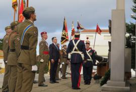 Acto de homenaje a los que dieron su vida por España.