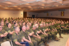 DURANTE EL ACTO DEL ANIVERSARIO DE LA AGBS.