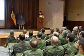 Durante la conferencia.