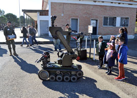 Robot del equipo EOD.
