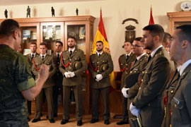 Presentación de los cadetes.
